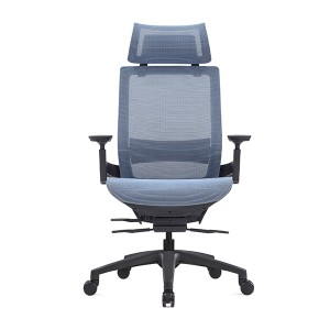 OEM China Free Sample High Back Adjustable Height Mesh Ergonomic Office Chair with Headrest