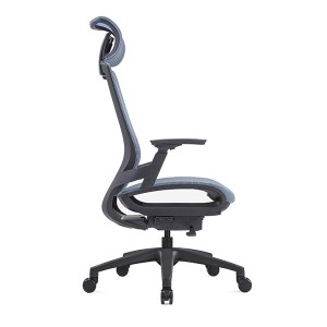 OEM China Free Sample High Back Adjustable Height Mesh Ergonomic Office Chair with Headrest
