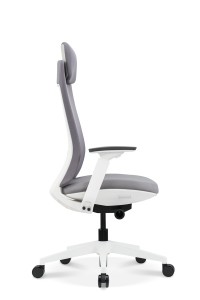 EVL-001B |Grey Frame Modern Home Office Desk Chair