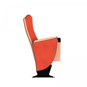 HS-1208A |Aliuminio pagrindo auditorijos kėdė kino kėdė