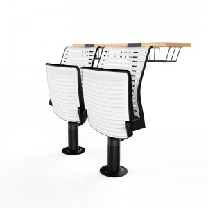 HS-3101-1C |Paskaitų salės sėdimų vietų dizainas su rašomuoju stalu