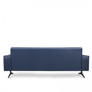 S122 sofá |Sofá de pel de oficina 3 prazas