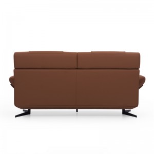 S148 |Кожен диван с висока облегалка