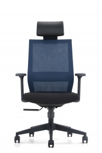 CH-240A |Krzesło biurowe Executive z regulowanym zagłówkiem z PU