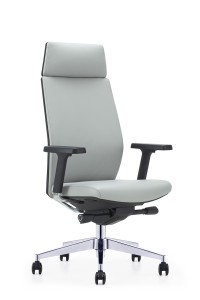 Cheap PriceList for White Luxury Leather Executive Office Wooden Lifting Swivel Leather Chair Office Furniture (ZB-312A)