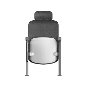 HS-1219 | Round & Simple Lines, Hoze’s New Auditorium Chair with Headrest & New-shaped Legs