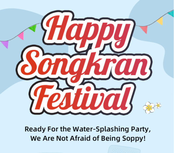 Šťastný festival Songkran!