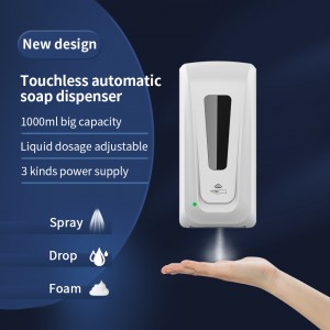 Special Design for Sanitizer Dispenser Holder - Touchless Liquid Soap Dispenser Hand Sanitizer Automatic Spray Machine 1000ml – Siweiyi