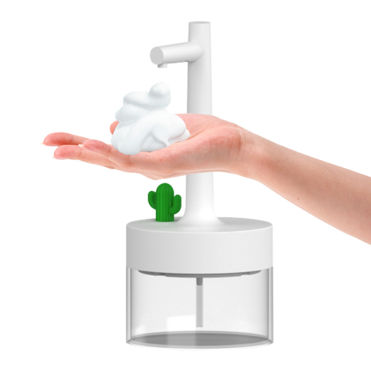 Desktop Touchless Foam Soap Dispenser With Rechargeable Battery
