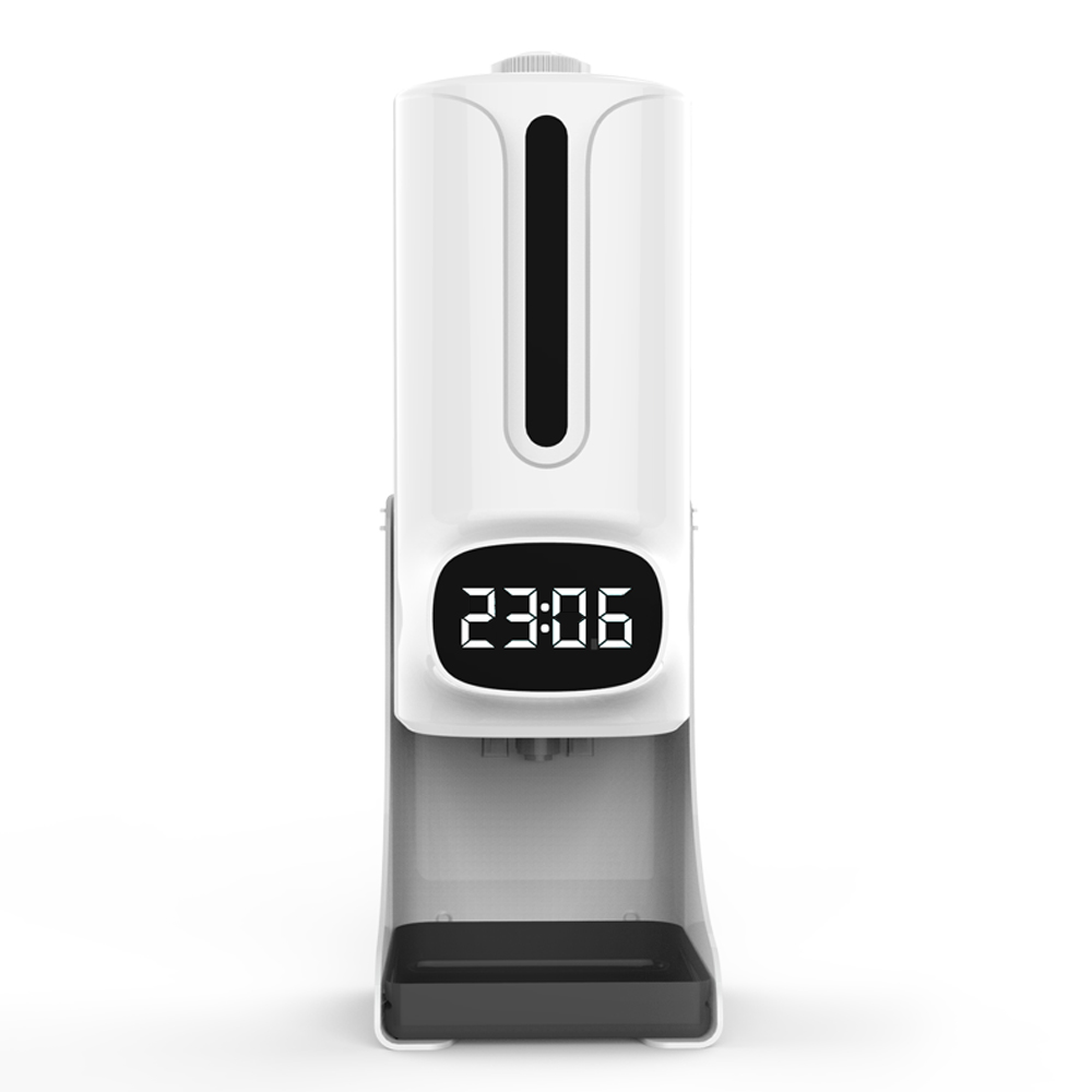 Super Lowest Price Automatic Liquid Dispenser - Touchless Hand Sanitizer Dispenser 1200ml with Visible Clock – Siweiyi
