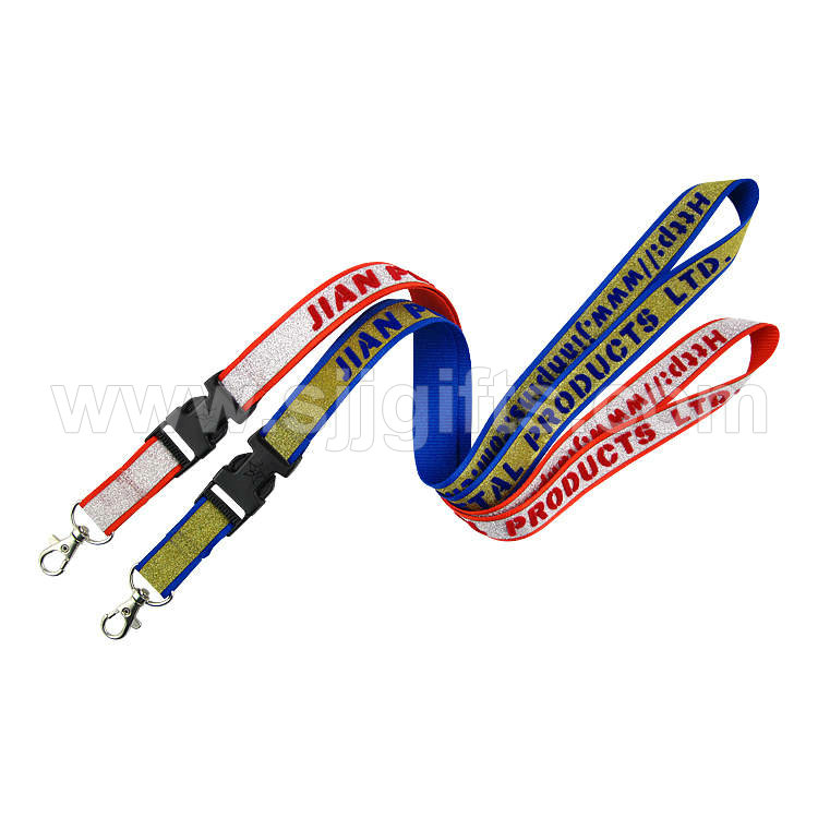 Good Quality Lanyard - Luxury Lanyards – with flocking or hollow characters – Sjj