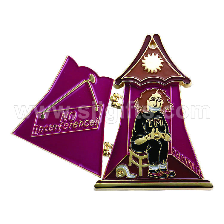 Chinese wholesale Ball Marker - Hinged Lapel Pins – Sjj