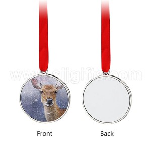 Factory wholesale Tin Badge - Metal Christmas Ornament – Sjj