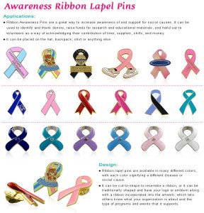 OEM Customized Number Lapel Pins - Awareness Pins – Sjj