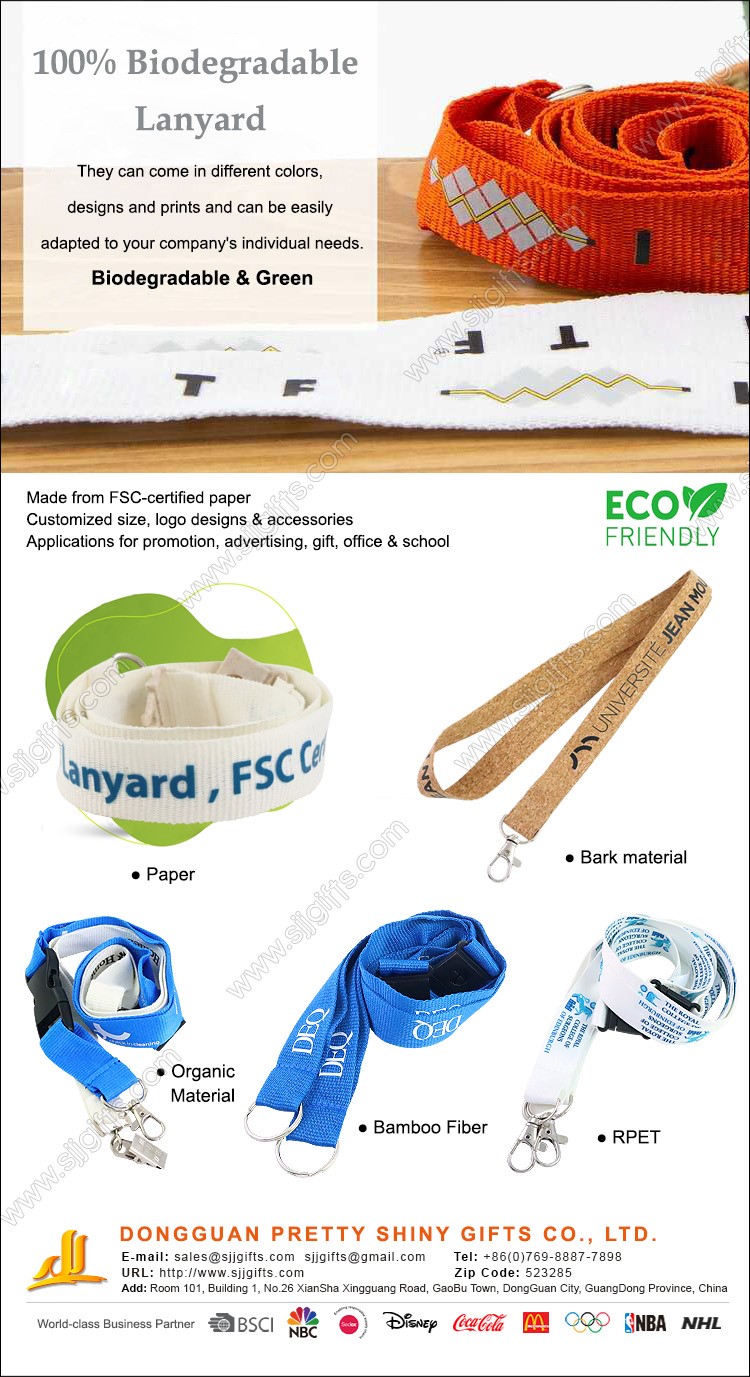 Go Green with 100% Biodegradable Lanyards for Your Business