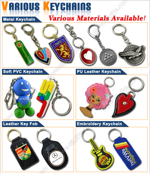 Various Custom Keychains
