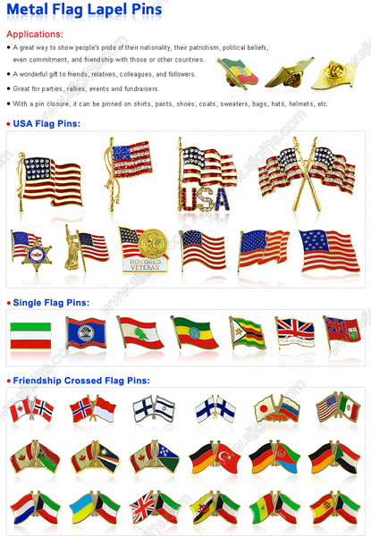 Flag Lapel Pins