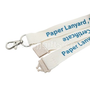 100% Biodegradable Paper Lanyard