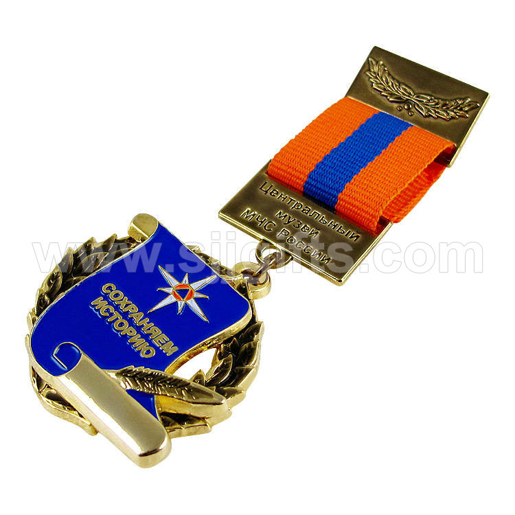 Factory For Printing Pins - Medals with Short Ribbon Drape – Sjj