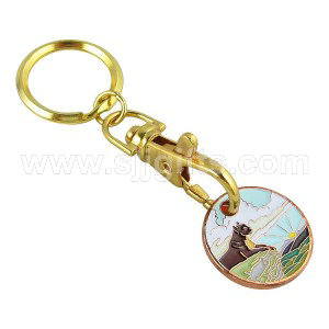 China Manufacturer for Anime Keychains - Trolley coin Keychains – Sjj