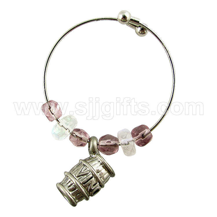 Manufacturer of Metal Name Tags - Wine Charms – Sjj