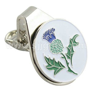 factory low price China Wholesale 12 Constellation Series Golf Hat Clip Ball Marker