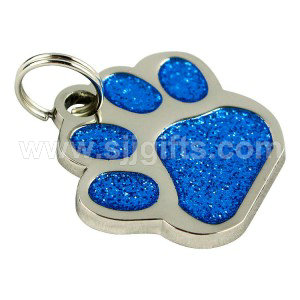 Factory For China Promotional Custom Engraved Logo Stainless Steel Military Metal Dog Tag offset printing pet tag Blank Printed Key Enamel Identity Aluminum Necklace Name Pet ID Tag for Promotion Gift
