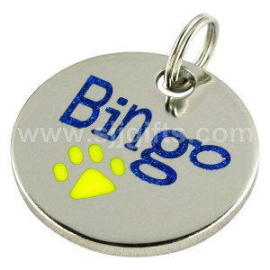 Short Lead Time for China Different Design Blank Plate Metal Dog Tag for Pet