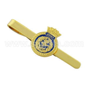 Big discounting China Novel Design Custom Gold Plated Metal Tie Clip