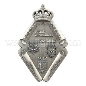Well-designed China National Day Gold/Silver/Brass Award Badge Maker
