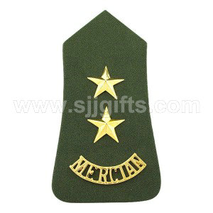 Quots for China Army Military Captain Epaulette Uniform Shoulder Boards