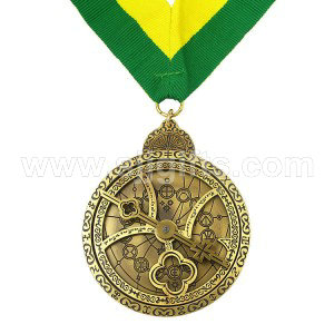 Supply OEM/ODM China God Bless Our Pilgrims Cross Plating Gold Religion Christian Medals