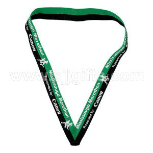 Online Exporter China High Quality Custom Sublimation Printed Badge Medal Lanyard Ribbon with O-Ring