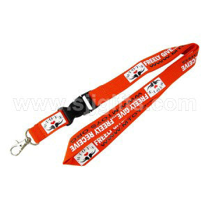 China Professional Wholesale Cheap Sublimation Logo Printing Funny Cute Cartoon Lanyards with Plastic Buckle