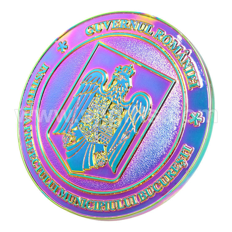 Factory Cheap Hot Metal Medals - Rainbow Plating Pins – Sjj