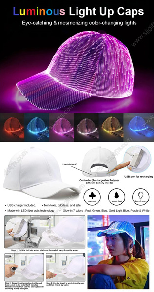 Luminous Light-Up Hats