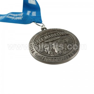 Best-Selling China Cheap Custom Rope Edge Antique Bronze Enamel Souvenir Badminton Medal