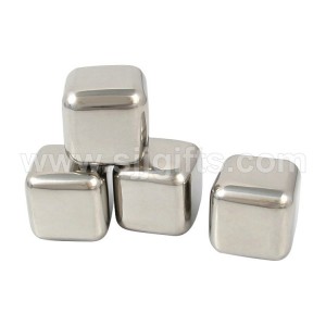 OEM China China Top Sale Gold Silver Color Stainless Steel Ice Cube