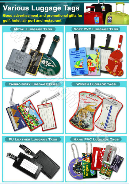 Various Luggage Tags