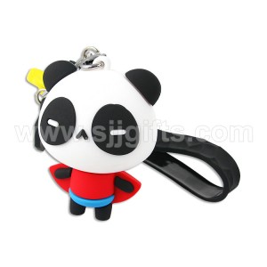 China Gold Supplier for China Custom Anime 3D PVC Rubber Silicone Keyring Promotional Gifts Keychains