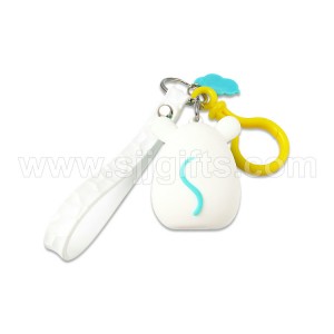Factory Directly supply Custom Soft PVC Plastic Key Chain Anime Rubber Key Chain 2D Cartoon Figurine Keychain