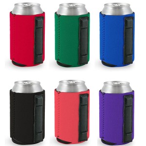 Magnetic koozies neoprene can cooler beer sleeve drinks coozies for sports