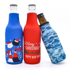 Beer Sleeve Neoprene Bottle Coolers Sublimation Tube Drinks Stubby Cooler Metal