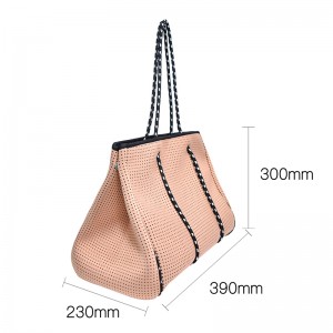 Bolsos personalizados para el lujo de las mujeres con el bolso de las señoras de las bolsas de asas 2023 de la playa del logotipo