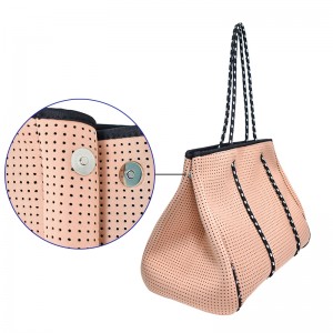 New fashion custom pantai tas wanita Pundhak tote tas neoprene tas tangan