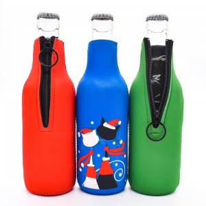 Beer Sleeve Neoprene Bottle Coolers Sublimation Tube Drinks Stubby Cooler Metal