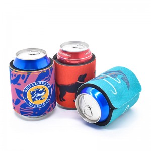 Охладитель консервных банок Slap Wrap, короткие держатели для пива Koozie, неопреновый тканевый чехольчик для банок