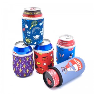 Bierdosen-Kühlhülle, schmaler Stubby-Halter für Biergetränke, individuelles Logo, Blanko-Stubbie-Halter