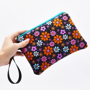 Neoprene Zipper Pouch Beauty Cosmetic Bag Case Custom Makeup Bags Travel