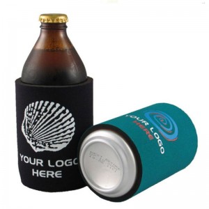 Sublimacijski blanks zdepast hladnjak za pivo s omotom od 330 ml limenke s logotipom